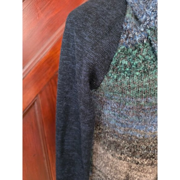 Coldwater Creek Womens Open Front Cardigan Sweater S Acrylic Wool Blend Multicol - Picture 4 of 7